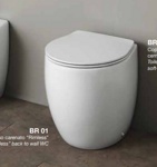 Simas Bormio Унитаз приставной безободковый 54х35 см, цвет белый- фото