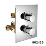 Palazzani Idrotech\Digit, встроенный термостатический смеситель на 2 потребителя, 1\2