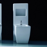 Напольное Биде Kerasan Ego 3220 с задней ю- фото