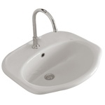 Раковина встраиваемая 58x47 Globo Paestum PA016.BI 