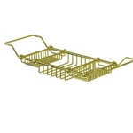 Раздвижная полка-решётка на ванну [A27 GOL]- фото