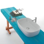 Раковина накладная 60x40 Globo Genesis GE045.BI - фото