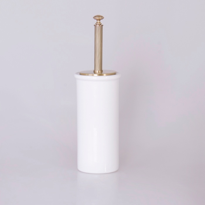 Ёрш напольный, колба керамическая, ручка ерша бронза Allpe Rerto Opall