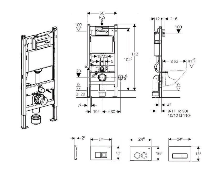  Geberit Delta 458.126.00.1