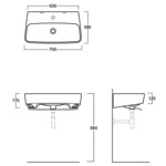 Раковина подвесная Simas Degrade DE11- фото2