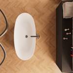 Ванна Frank F7001 White отдельностоящая.- фото2