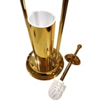 Стойка напольная Allpe Piantane CV003, золото- фото2