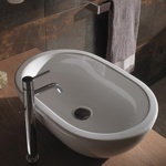 Раковина накладная 60x40 Globo Bowl SC012.BI 