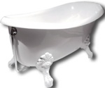 Ванна Paa Victoria из литого камня с ножками Antica 1700*830*610мм- фото