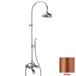 Palazzani Adams душевая система со смесителем для ванны медь- фото