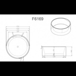 Ванна Frank F6169 White отдельностоящая.- фото5