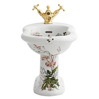 Биде Sanitan Victorian 330x535 мм белое Викторианский сад- фото