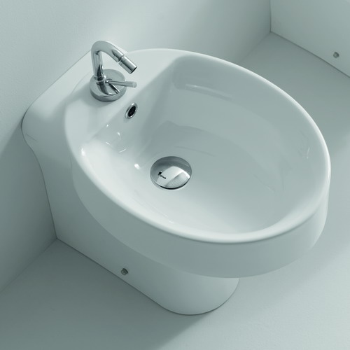 Овальное приставное биде Kerasan Cento 3520- фото