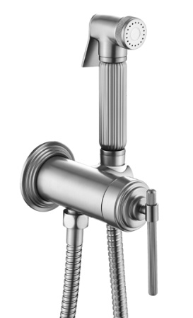 Смеситель гигиенический Boheme ETERNA NICKEL BRUSH 177-NB- фото