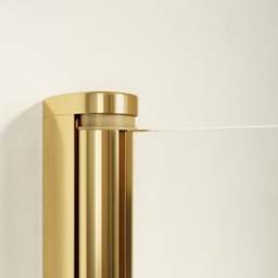 Душевое ограждение в проем Vegas EP-F-1 100 золото профиль/прозрачное стекло- фото5