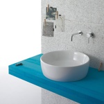 Раковина накладная 48x48 Globo Genesis GE048.BI - фото