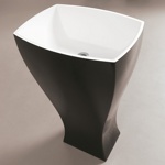 Artceram Jazz JZ13biC/nero Раковина напольная 60x48h85 см.- фото