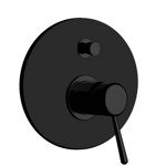 Gessi Goccia Встраиваемый однорычажный смеситель с переключателем, цвет: черный- фото