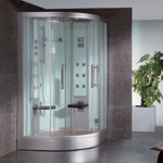 Гидромассажная кабина EAGO DZ962 F8  1200x1200x2260мм  белое стекло- фото2