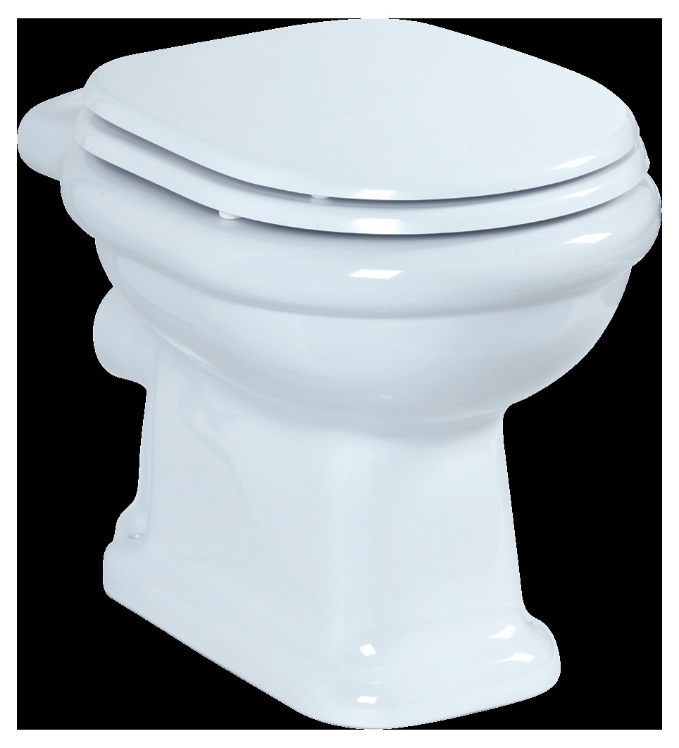 Унитаз напольный Migliore Augusta, ВЫПУСК В СТЕНУ (БЕЗ КРЫШКИ)