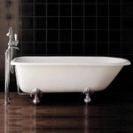 Трубы подвода воды с горизонтальной перемычкой Burlington W7 для смесителя для ванны- фото2