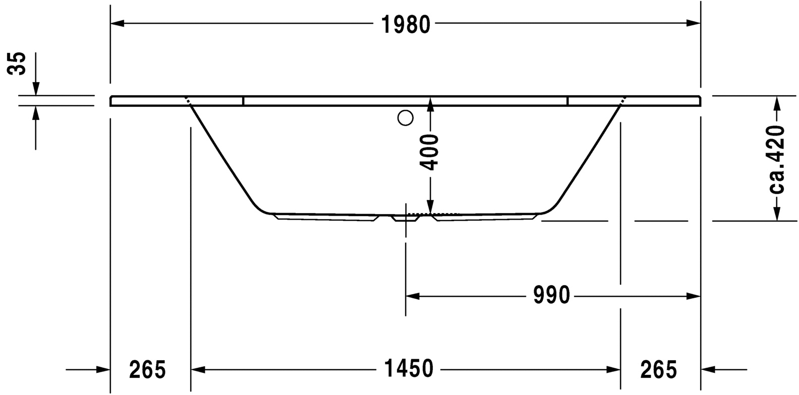   Duravit D-Code 700137 140x140