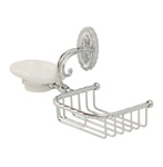 Мыльница настенная с корзинкой Migliore Edera- фото