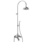 Palazzani Adams душевая система со смесителем для ванны хром- фото