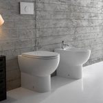 Унитаз приставной 54x36 Globo 4ALL MD001.BI - фото