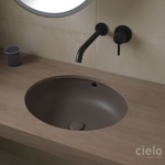 Раковина встраиваемая 52 см овальная Cielo Enjoy EJLASPO- фото