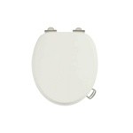 Сиденье на унитаз Arcade, цвет Песочный матовый, НИКЕЛЬ- фото