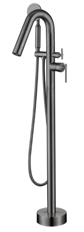 Смеситель напольный Boheme ETERNA GUN METAL 179-GM- фото