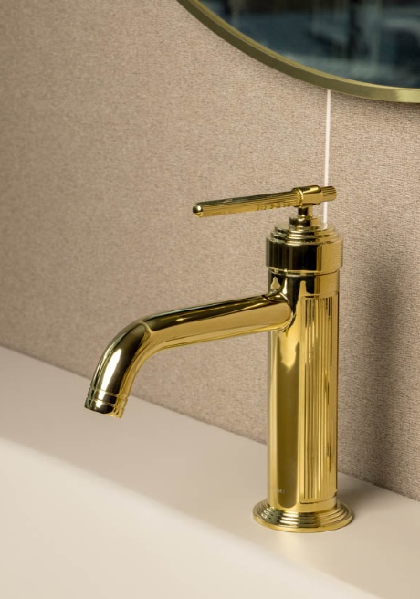 Смеситель для умывальника Boheme ETERNA GOLD 171-G- фото4