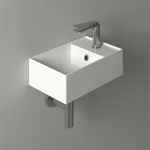 SIMAS AGILE Раковина подвесная 40х27 см, 1 отв., цвет: белый- фото