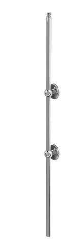 Вертикальная штанга Burlington V22/ARCV22 CHR с настенным креплением, хром- фото
