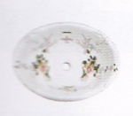 Раковина Sanitan Victorian 44x30,5 накладная с декором