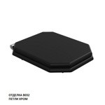 Caprigo Сиденье для унитаза TEMPO47, эмаль/хром- фото3