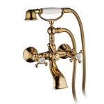 Palazzani Adams color смеситель для ванны золото- фото