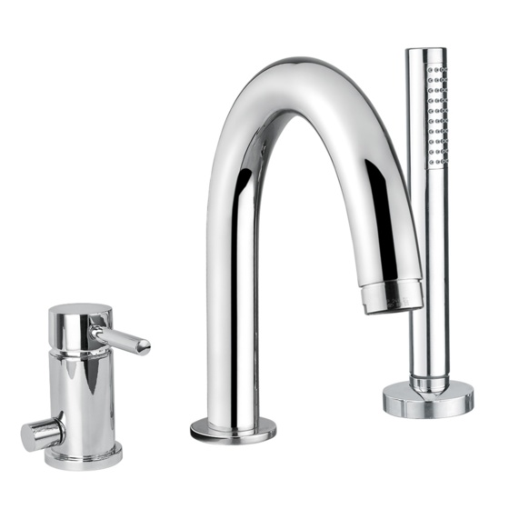 Смеситель на борт ванны на 3 отверстия Migliore Fortis ML.FRT-5256.CR- фото2