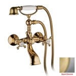 Palazzani Adams color смеситель для ванны хром/золото- фото