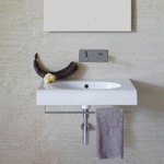 Раковина подвесная 70x50 Globo Bowl+ BP070.BI- фото