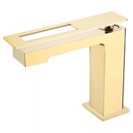 Смеситель для умывальника низкий Boheme Q 141-GG - фото