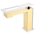 Смеситель для умывальника низкий Boheme Q 141-GCR- фото