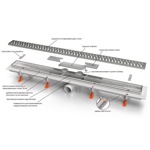 Душевой лоток MCH Chudej CH 350 MC- фото3