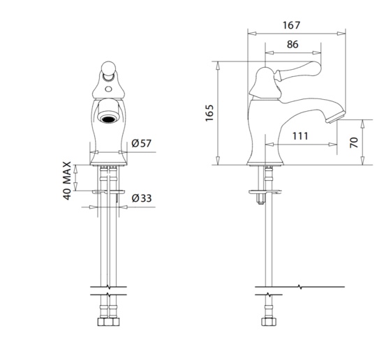 Смеситель для раковины Migliore Maya ML.MAY-8913.DO/Золотой- фото3